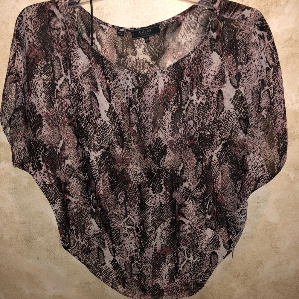 Guess sheer top